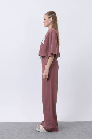 Front Printed Double Pants Suit - SOUL - Globality Store - Women Clothes Wholesale Turkey