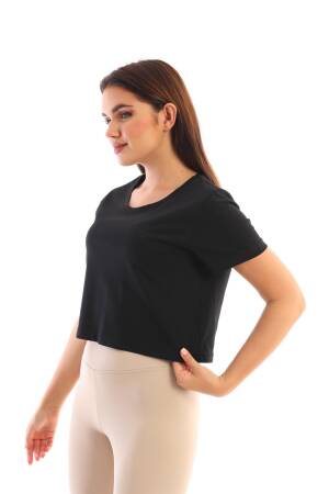 EdelleCrew Neck Crop Women's T-Shirt - EDELLE - Globality Store - Women Clothes Wholesale Turkey
