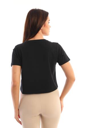 EdelleCrew Neck Crop Women's T-Shirt - EDELLE - Globality Store - Women Clothes Wholesale Turkey