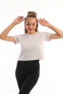 EdelleCrew Neck Crop Women's T-Shirt - EDELLE - Globality Store - Women Clothes Wholesale Turkey
