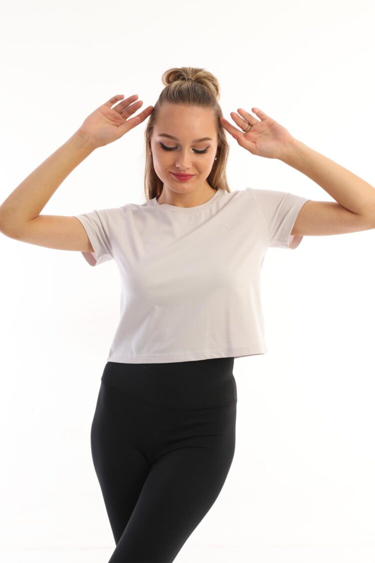 EdelleCrew Neck Crop Women's T-Shirt - EDELLE - Globality Store - Women Clothes Wholesale Turkey