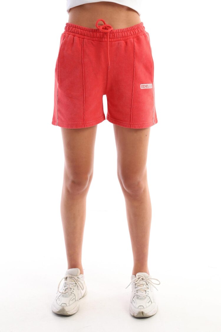 Red Mini Women Shorts
