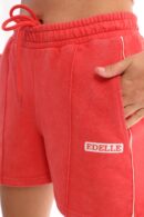 Red Mini Women Shorts - EDELLE - Globality Store - Women Clothes Wholesale Turkey