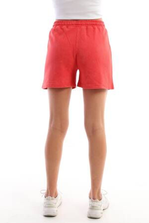 Red Mini Women Shorts - EDELLE - Globality Store - Women Clothes Wholesale Turkey