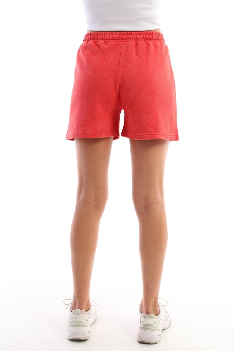 Red Mini Women Shorts