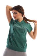 Low Shoulder Hoodie - EDELLE - Globality Store - Women Clothes Wholesale Turkey