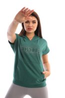 Low Shoulder Hoodie - EDELLE - Globality Store - Women Clothes Wholesale Turkey