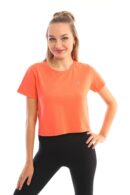 EdelleCrew Neck Crop Women's T-Shirt - EDELLE - Globality Store - Women Clothes Wholesale Turkey