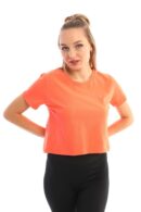 EdelleCrew Neck Crop Women's T-Shirt - EDELLE - Globality Store - Women Clothes Wholesale Turkey