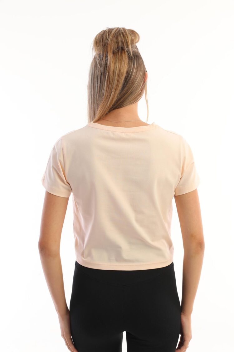 Crew Neck Crop Women's T-Shirt