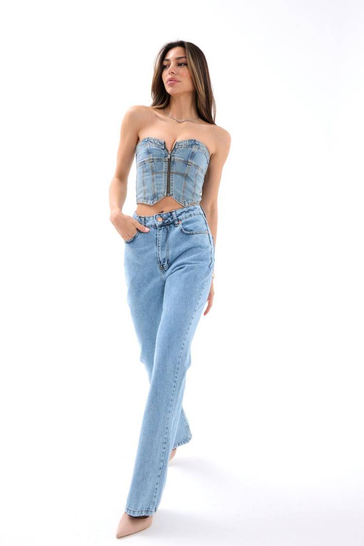 Denim Tall Flare - Light Blue