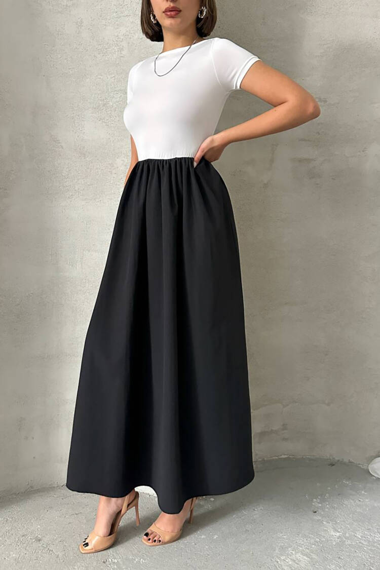 Lycra T-Shirt Skirt Dress