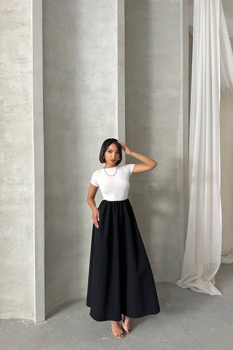 Lycra T-Shirt Skirt Dress