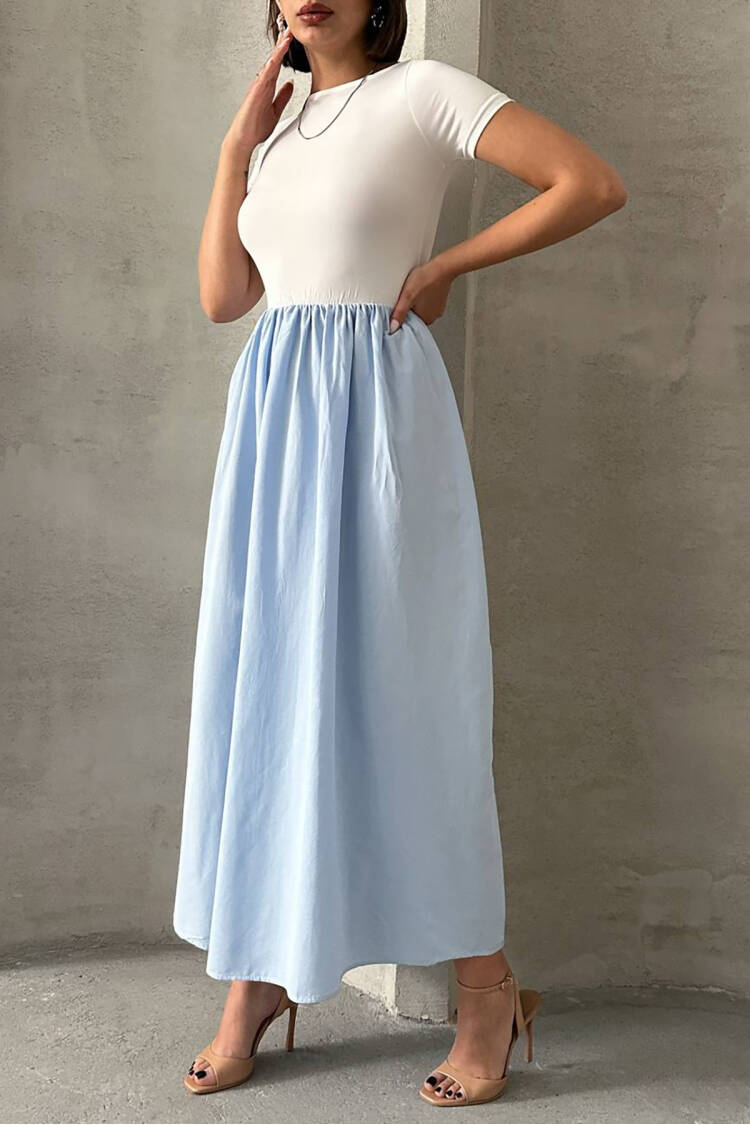 Lycra T-Shirt Skirt Dress