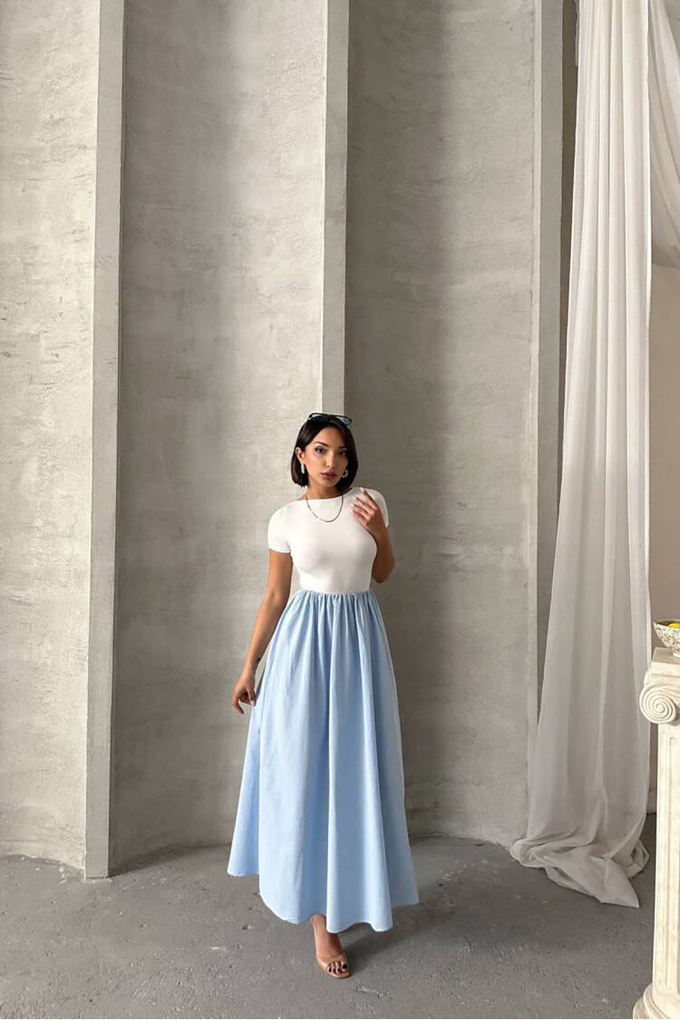 Lycra T-Shirt Skirt Dress