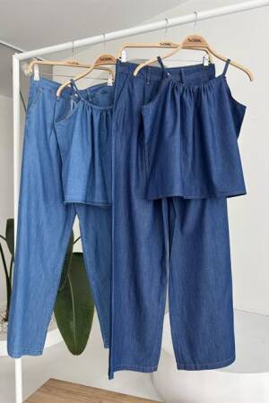 Tensel Suit With Front Drawstring - Sobe Istanbul - Globality Store - Women Clothes Wholesale Turkey