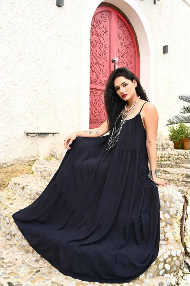 Maxi With Dress Strap - Brand: Cream Rouge - Women's Clothing Wholesale - Globality Store