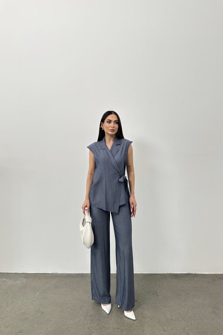 Side Tie Blouse