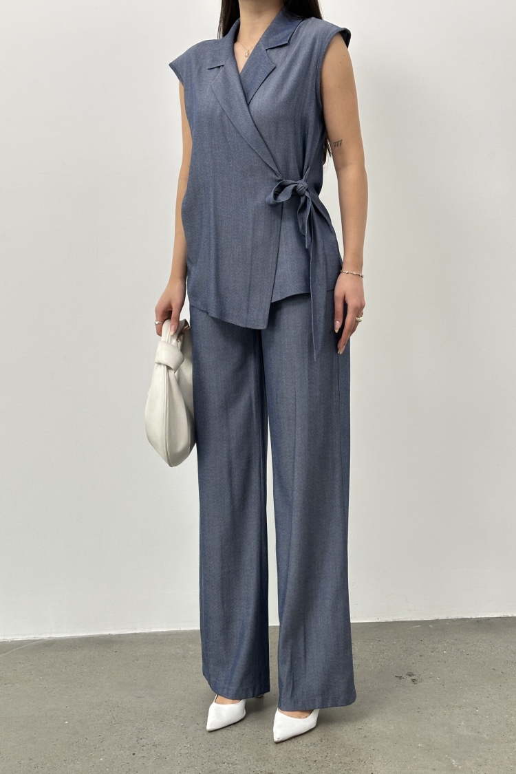 Side Tie Blouse