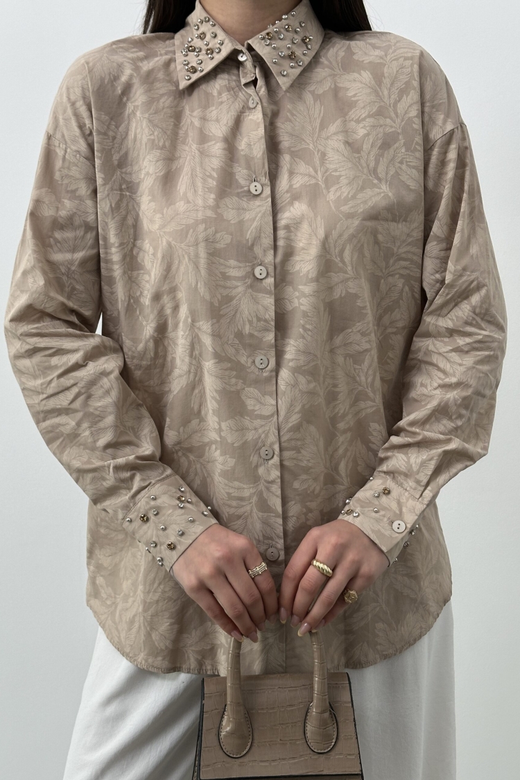 Stone Shirt - STEPS - Globality Store - Women Clothes Wholesale Turkey