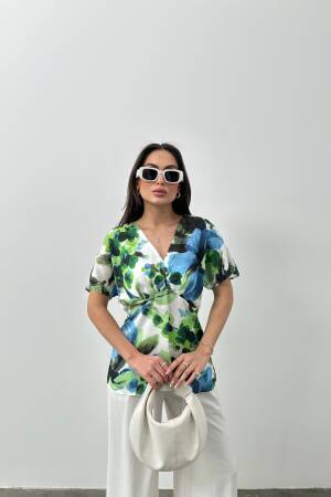 Bat Sleeve Blouse - STEPS - Globality Store - Women Clothes Wholesale Turkey