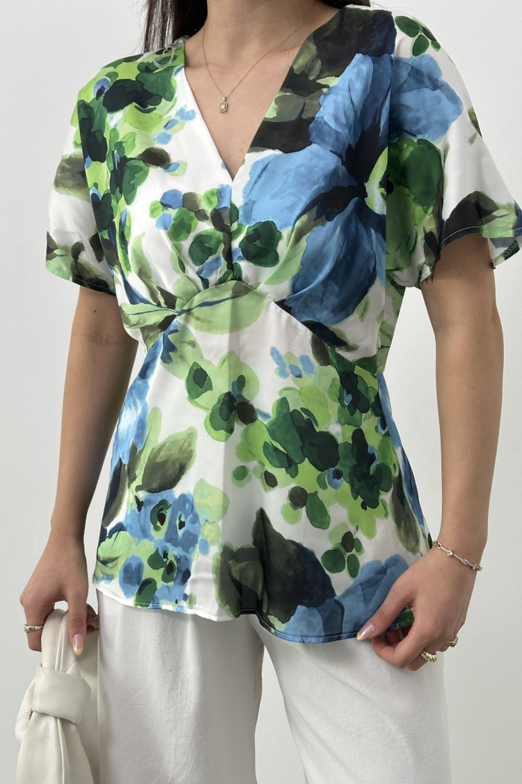Bat Sleeve Blouse - STEPS - Globality Store - Women Clothes Wholesale Turkey