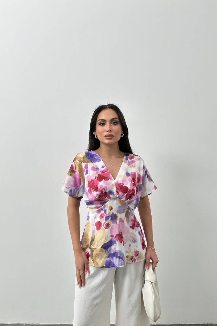 Bat Sleeve Blouse