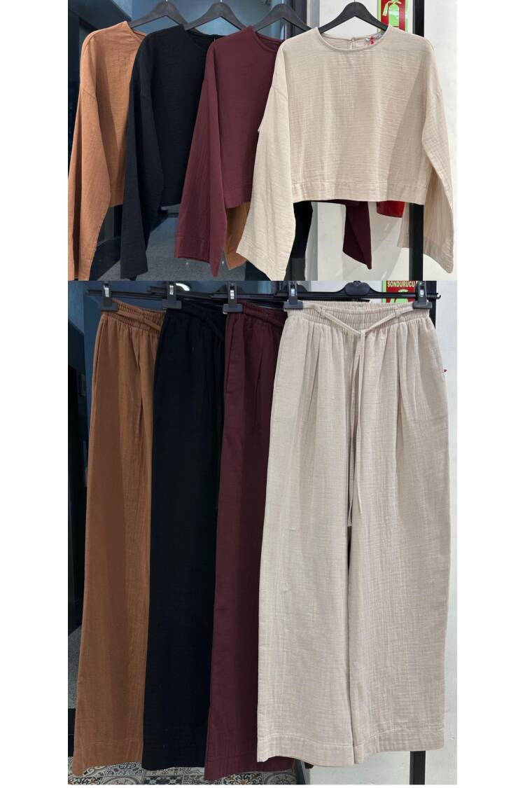Team Salaş Linen - Cream Rouge - Globality Store - Women Clothes Wholesale Turkey