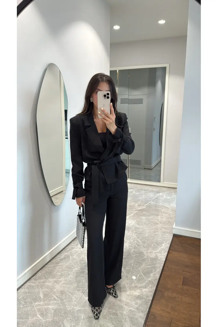 Suit Short Belt - Cream Rouge - Globality Store - Women Clothes Wholesale Turkey