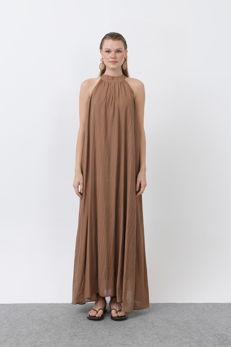 Women's Halter Collar Dress