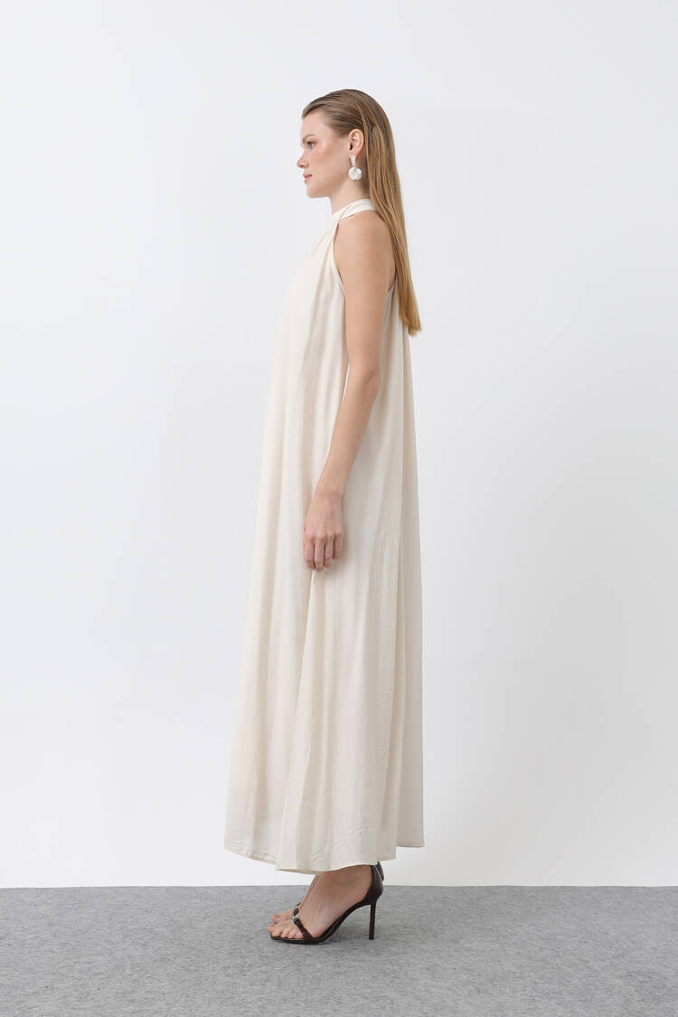 Women's Halter Collar Dress