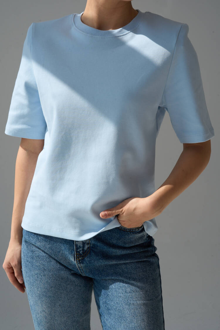 Short Sleeve T-Shirt - Qustyle - Globality Store - Women Clothes Wholesale Turkey
