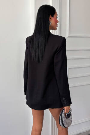 Blazer With Stone Collar And Pocket Covers - Sobe Istanbul - Globality Store - Women Clothes Wholesale Turkey