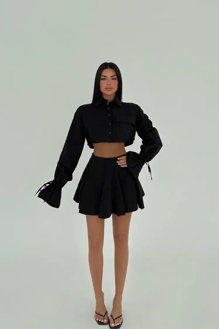 Skirt Suit - EYYO ATELIER - Globality Store - Women Clothes Wholesale Turkey
