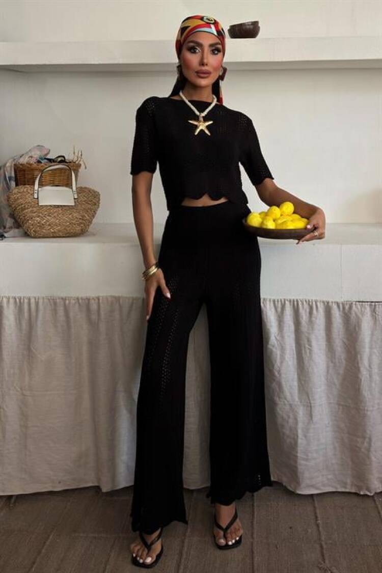 Knitwear Blouse Pants Double Suit - Sobe Istanbul - Globality Store - Women Clothes Wholesale Turkey