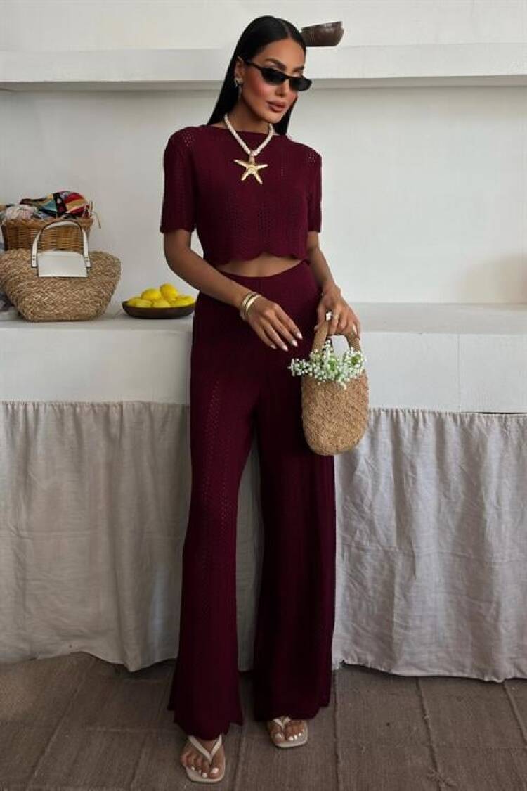 Knitwear Blouse Pants Double Suit - Sobe Istanbul - Globality Store - Women Clothes Wholesale Turkey