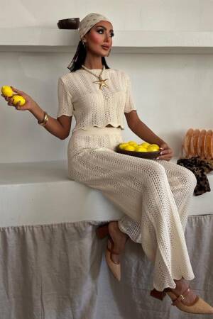 Knitwear Blouse Pants Double Suit - Sobe Istanbul - Globality Store - Women Clothes Wholesale Turkey