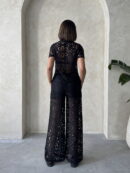 Lace Trousers - Black - Topshow - Globality Store - Women Clothes Wholesale Turkey