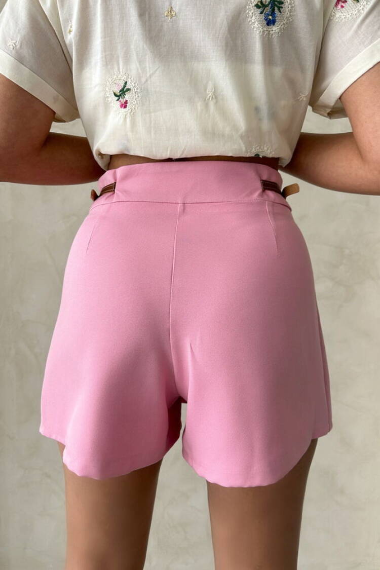 Belt Detailed Shorts