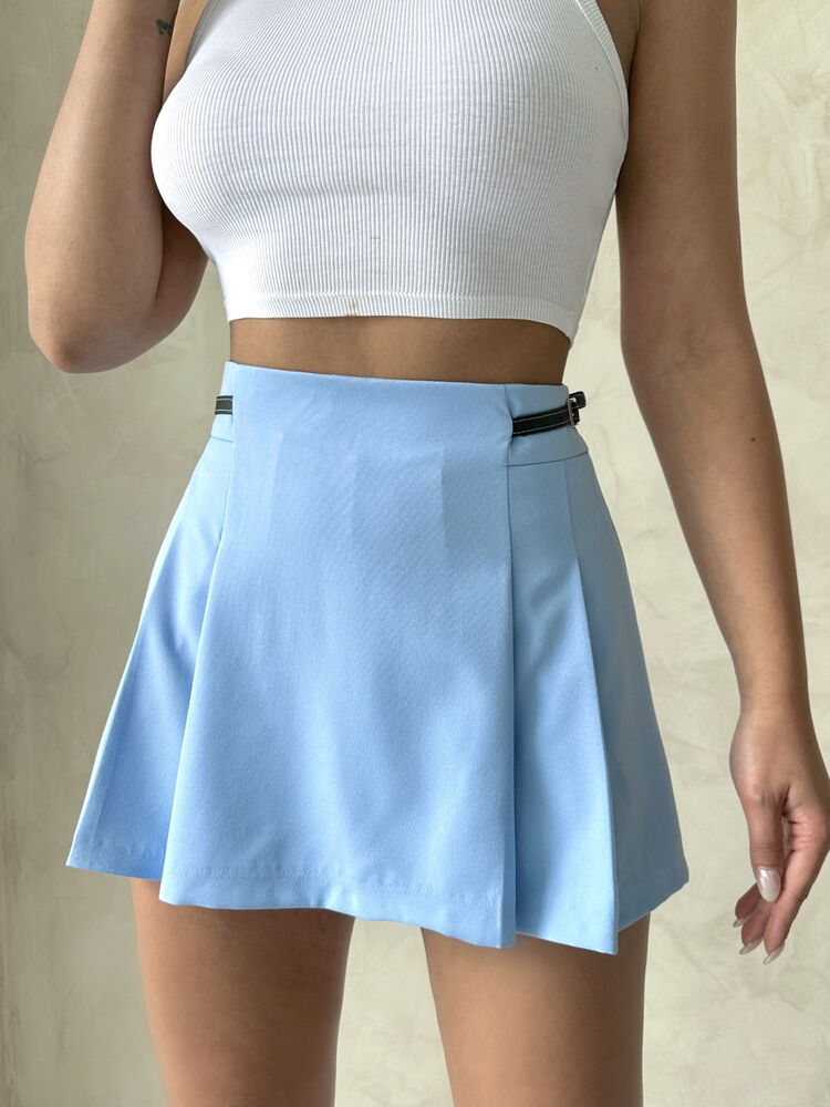 Belt Detailed Shorts