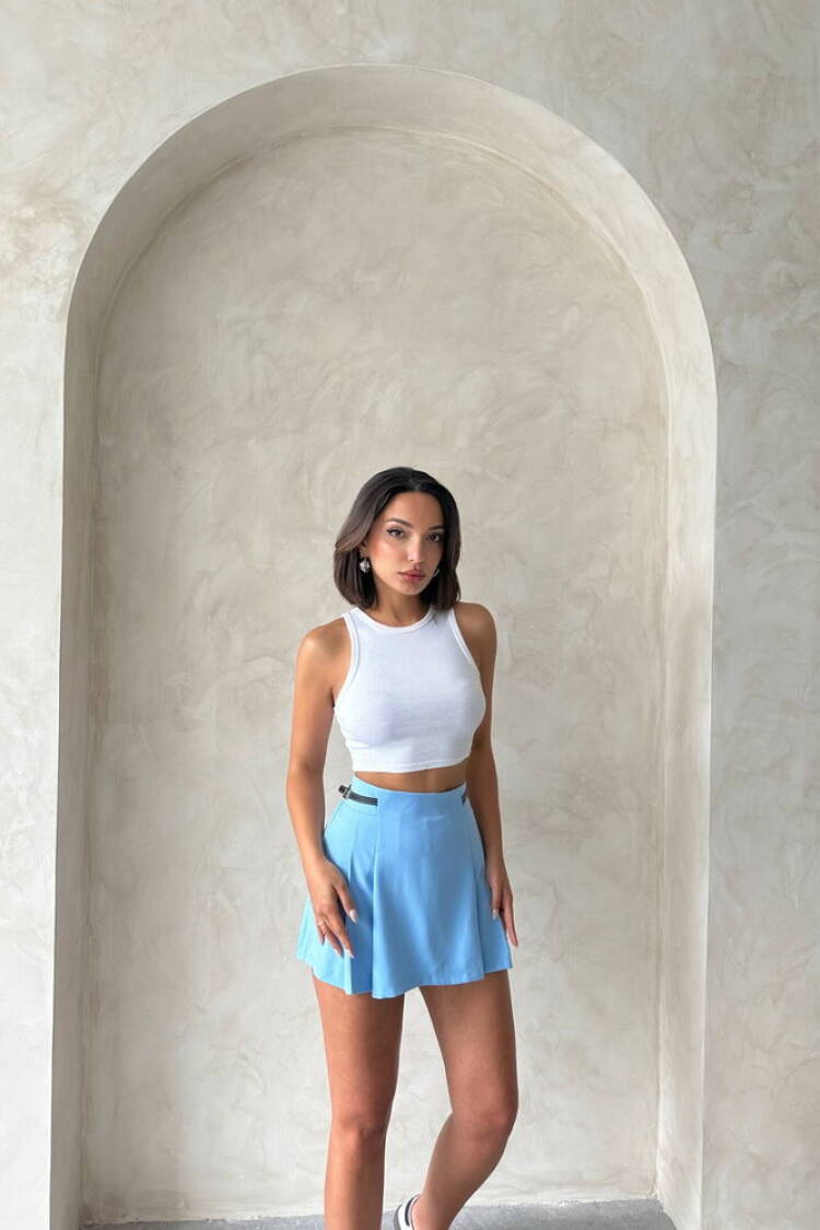 Belt Detailed Shorts