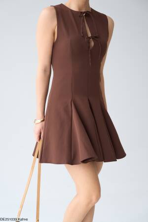 Ruffle Dress - Qustyle - Globality Store - Women Clothes Wholesale Turkey