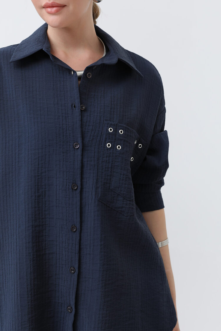 Women's Eyelet Detailed Shirt