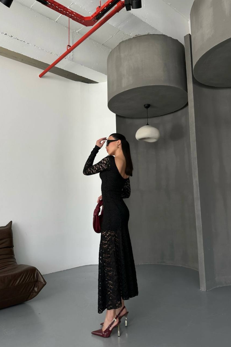 Dress - Black - ESPADA - Globality Store - Women Clothes Wholesale Turkey