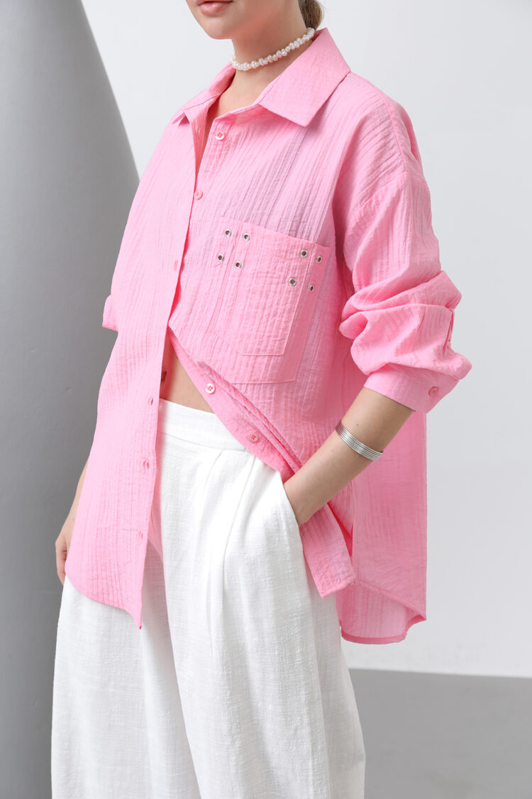 Women's Eyelet Detailed Shirt