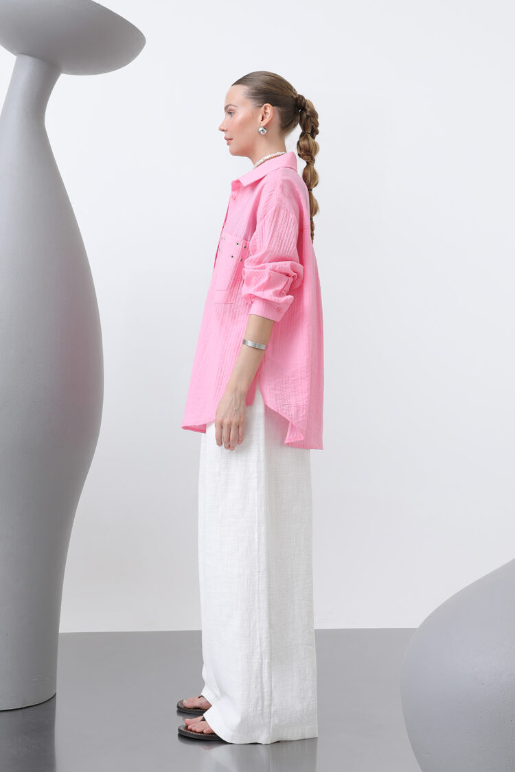 Women's Eyelet Detailed Shirt