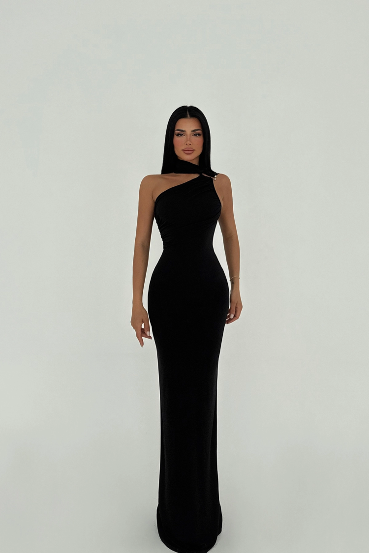 Shoulder Detail Dress - EYYO ATELIER - Globality Store - Women Clothes Wholesale Turkey