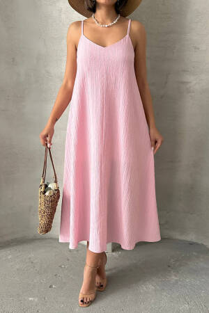 Slippery Dress With Adjustable Straps - Brand: Mode Roy - Women's Clothing Wholesale - Globality Store