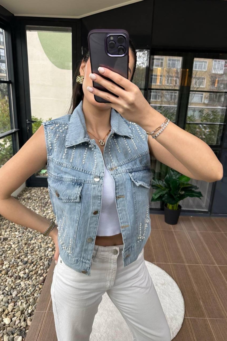 Pearl Jean Vest