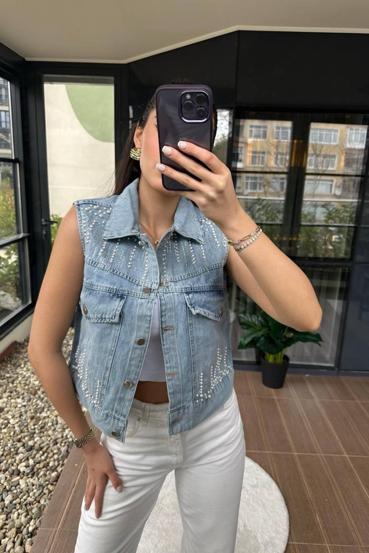 Pearl Jean Vest
